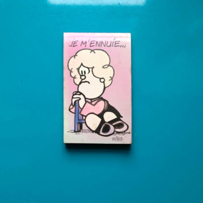 Sammler Original Notizblock MAFALDA Zeichner QUINO 1984 Glénat (leer)