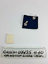 Orecchini/Clip - Cuoricini - Zirconi - Argento/925-Pl Au - O7125 - Airoldi