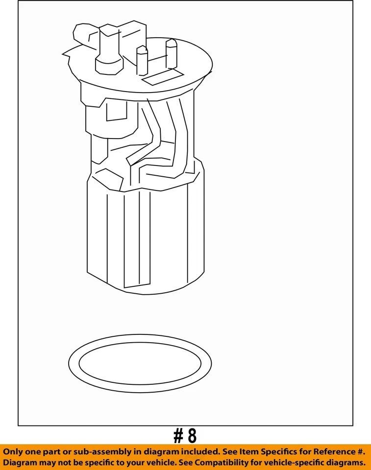 Used Fuel Pump fits: 2016 Chevrolet Trax Pump Assembly FWD Grade A - Image 4 of 4