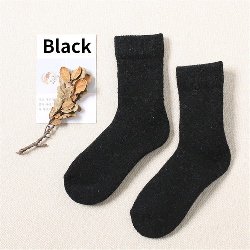 3 Pair Women Wool Blend Sherpa Fleece Lining Socks Thick Thermal Winter Warm - Picture 21 of 22
