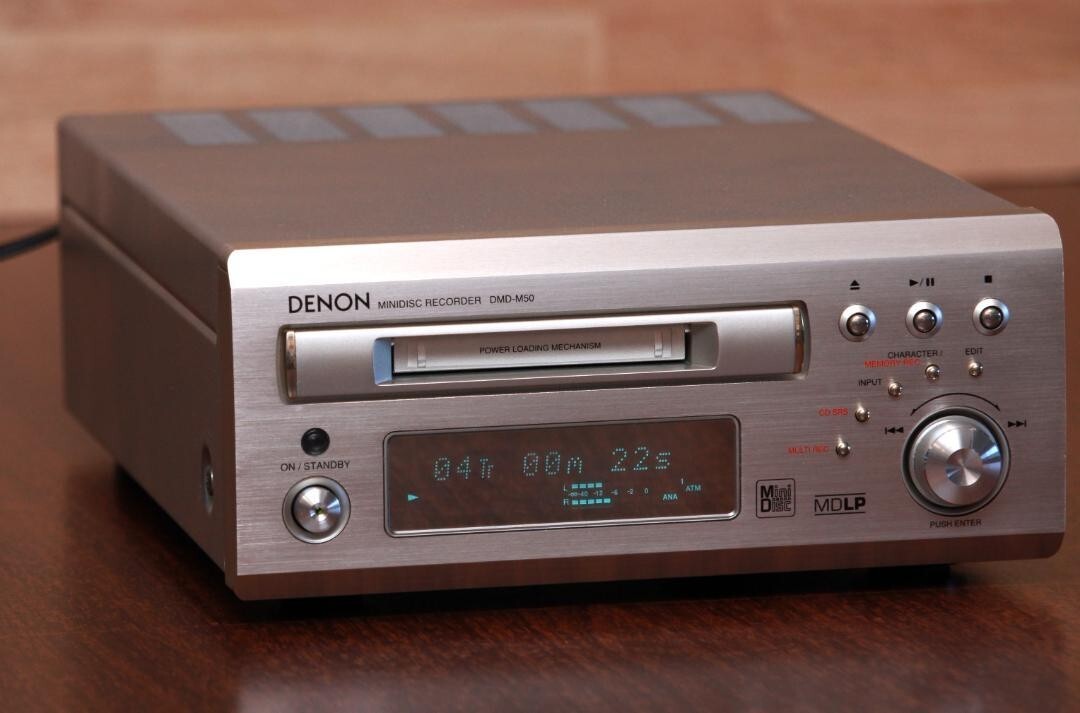 DENON DMD-M50 MD deck Mini disc player MD Deck Recorder 2001