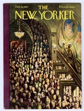 New Yorker magazine February 16 1957 Marianne Moore John Godley VF