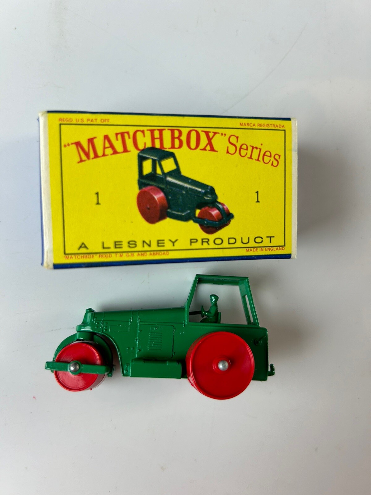 Matchbox No 1 Diesel Road Roller Original Box by Lesney eBay