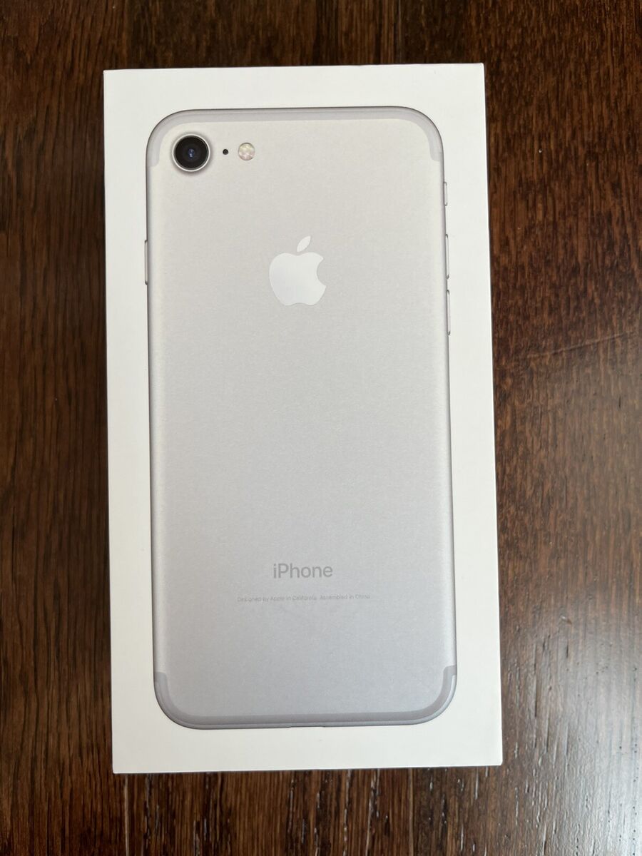 Apple iPhone 7 Silver 32 GB Empty BOX ONLY---BOX ONLY! | eBay Apple iPhone 7 Silver 32 GB Empty BOX ONLY---BOX ONLY! | eBay