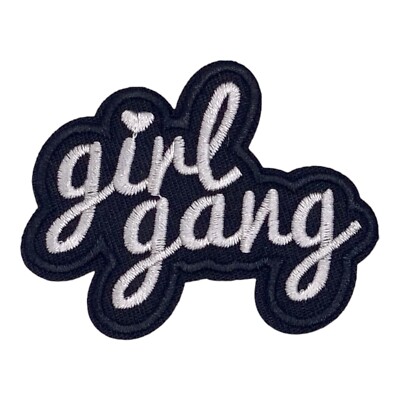 Girlgang Patch Aufnäher Bügelbild Flicken Applikation Schriftzug best friends