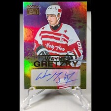 2021 Skybox Premium Metal Universe HOF Ice Hockey Wayne Gretzky NHL Auto RARE