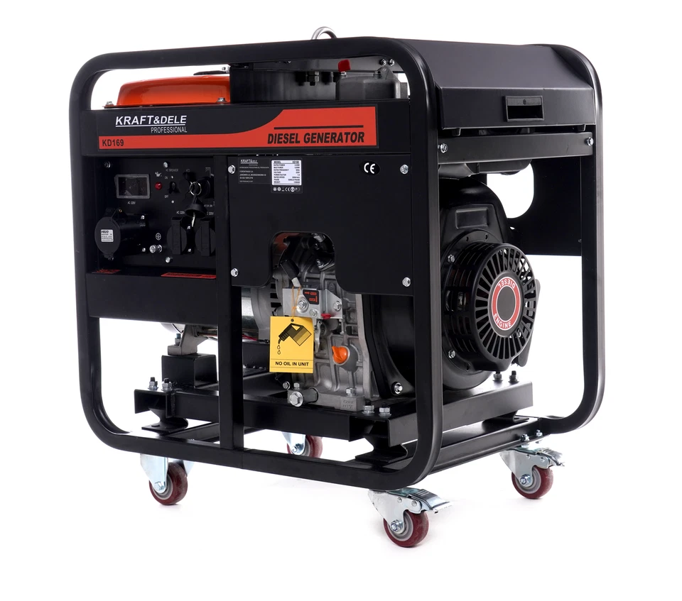 Stromerzeuger Diesel Notstromaggregat E-Start Stromaggregat 230V Generator 9 kW - Bild 3 von 4