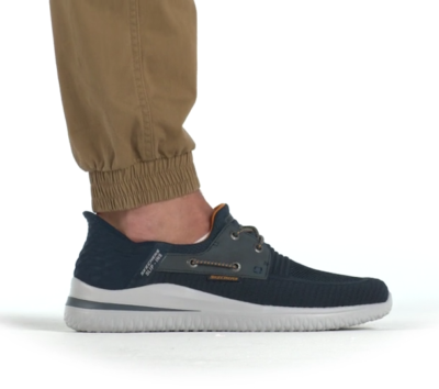 SKECHERS Delson 3.0 Roth Navy Slip-ins Sneaker Shoe Men's sizes 7