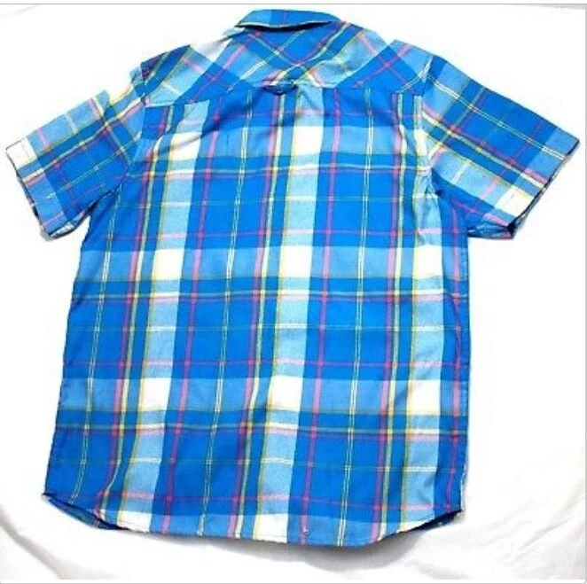 Red Ape Mens Short Sleeve Button Front Shirt Size Large - Image 3 of 4