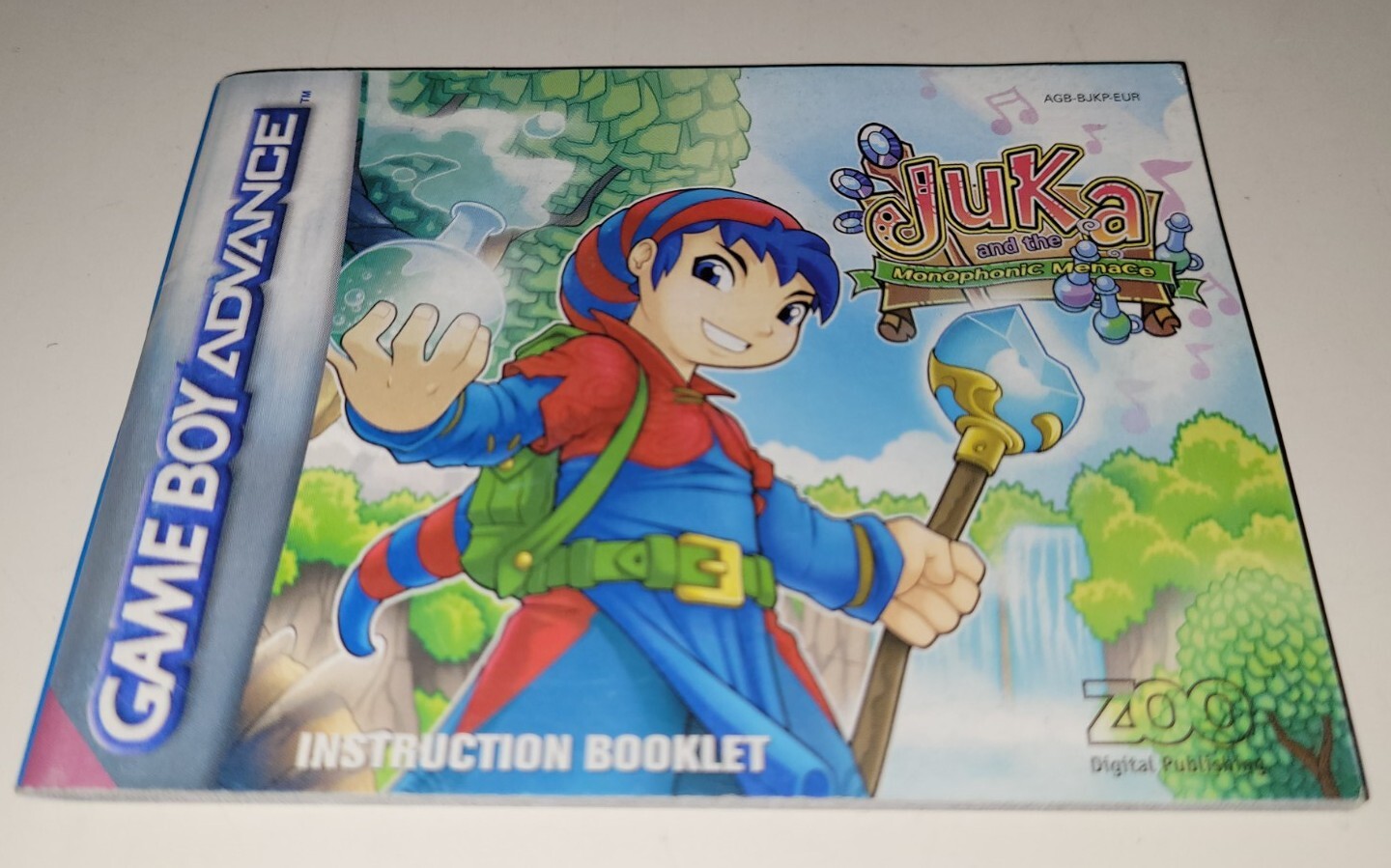 Notice - Nintendo Game Boy Advance - Juka And The Monophonic Menace - EUR 