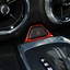thumbnail 5  - 1x For Chevrolet Camaro 2016-19 Red Warning Light Button Cover Trim Carbon Fiber