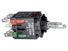 ZB6ZB11B Contact and light block 16mm Harmony XB6 -40-70&deg;C 12-24VAC SCHNEIDER EL