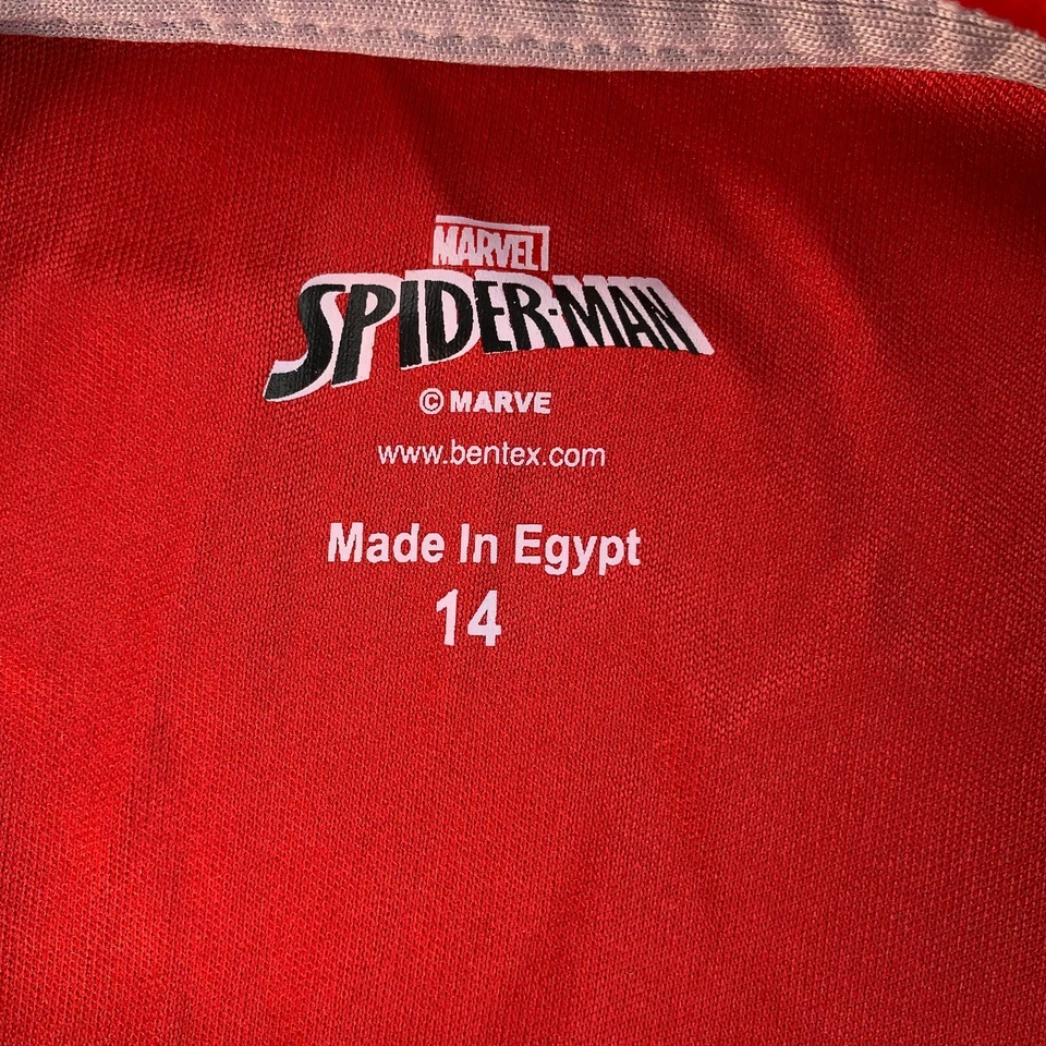 Marvel Spiderman Boys Size 14 Red Graphic T-Shirt  - Image 2 of 4