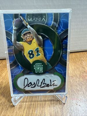 2022 Wild Card Auto Mania Josh Babicz Blue Scope Rookie Auto RC SP Packers!