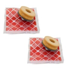 2x febi 36780 Federbeinlager für BMW 1er E81 E87 3er E90 E91 X1 E84 hinten