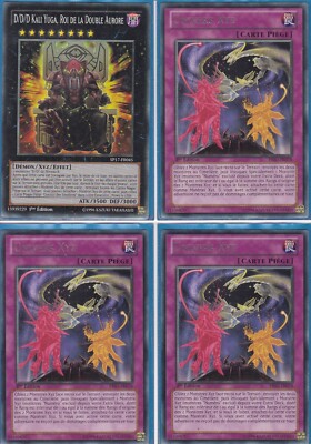 Yu-Gi-Oh! 3x Xyz Universum PRIO-FR078 + D/D/D Kali Yuga SP17-FR045 TOP ZUSTAND 