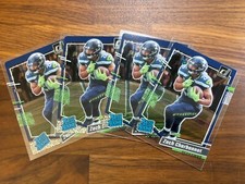 2023 Clearly Donruss Zach Charbonnet Rated Rookie RC (4) #91 Seattle Seahawks