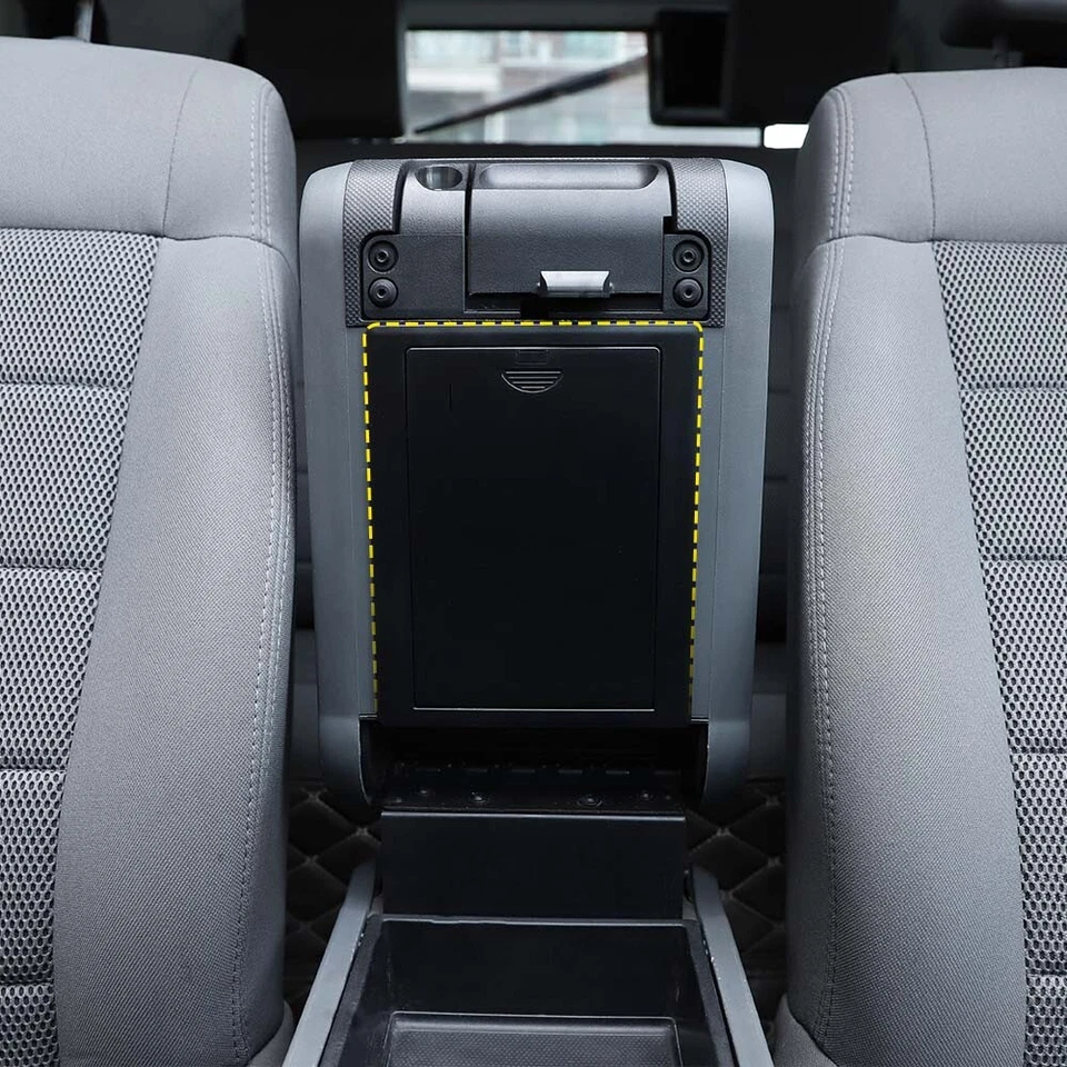 For Jeep Wrangler JK 2007-10 Hidden Console Armrest Box Storage Secret Organizer Foto 4 de 4