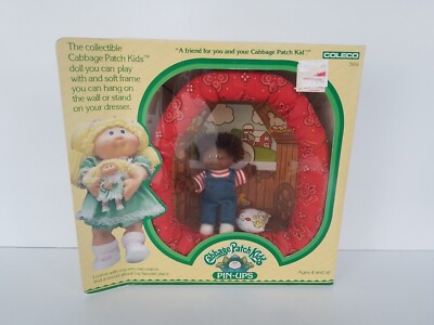 1983 Coleco Cabbage Patch Kids Pin-Ups Brenton Rudy & His Barnyard SEALED NEW