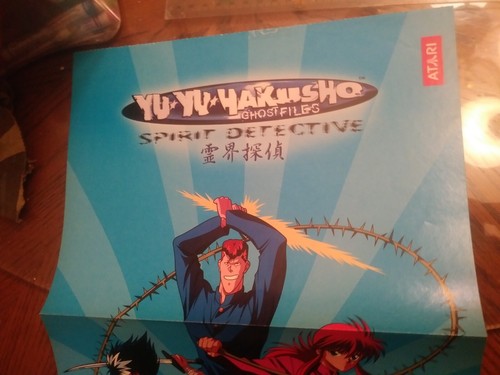 Yu Yu Hakusho Ghost Files Game Boy Advance Nintendo Power Foldable Promo Poster. - Imagen 4 de 16