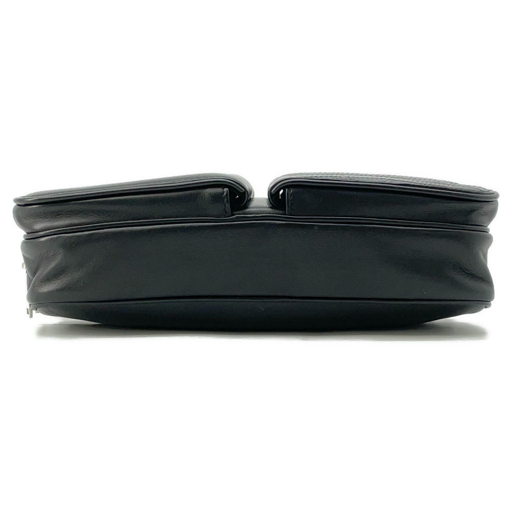 Borsa a tracolla SAINT LAURENT PARIS in pelle pelle goffrata nera 712569