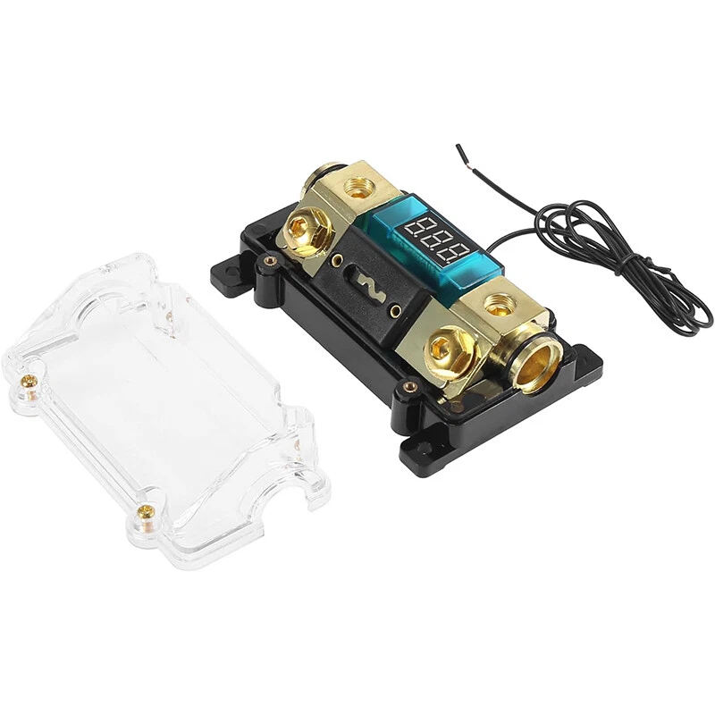 Portafusibles ANL en Línea Coche 200 Amp Pantalla LED Digital Voltaje 0 2 4 AWG Calibre Foto 4 de 4