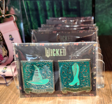WICKED Movie ELPHABA the Witch HAT & BOOTS Pin Badge Set Metal  made in KOREA