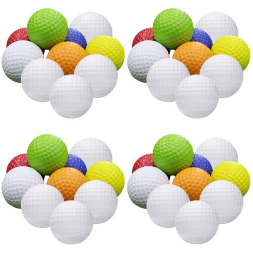  40 Pcs Golf Training Ball Compact Blank Driving Range Balls Sports - Afbeelding 1 van 12