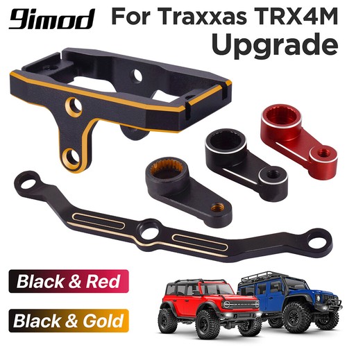 Soporte servo de enlace de dirección 9imod bocina de 25 t para actualizaciones Traxxas 1/18 TRX4M - Imagen 5 de 33