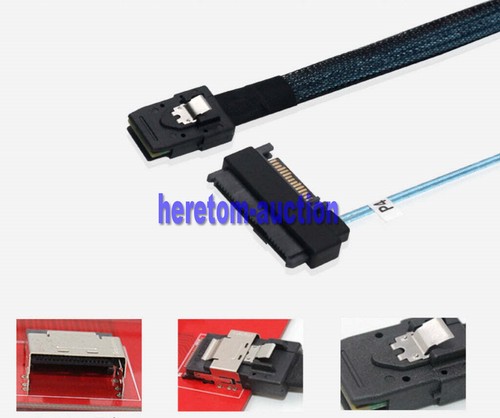 Internal Mini SAS 36Pin SFF-8087 to 4 x 29Pin SFF-8482 with SATA Power Cable - Picture 9 of 10