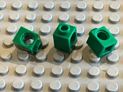 3 x LEGO green Technic Brick ref 6541 / set 7632 1354 7733 7636 ...