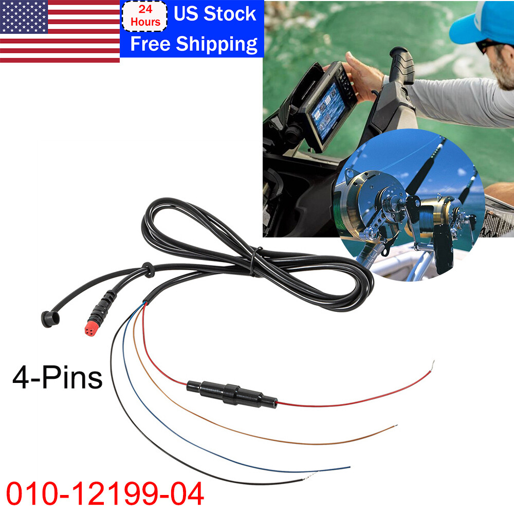 010-12199-04 Power/Data Cable 4-Pins for Garmin Striker Echo
