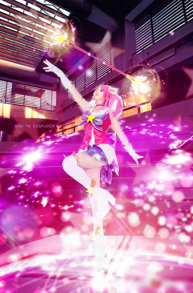League of legends LOL Star Guardian Lux Cosplay Costume Fancy