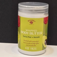 Bolero Whipped Body Butter Beverly Hills Cactus Pear  Avocado 4 oz NEW