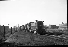 Vintage Train Negative Med Format Black & White Ne York Central #5261