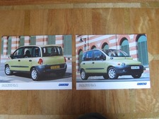 2 X Fiat Multipla Press Release Photos.