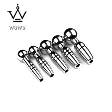 Metal Urethral Stretching Penis Hollow Plug Stainless Steel Dilator Sounding Men