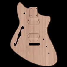 Custom Order Guitar Body, MAHHRS, Alder, Fits Choice of Meteora® or Tele® Neck