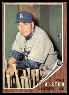1962 Topps #217 Walt Alston