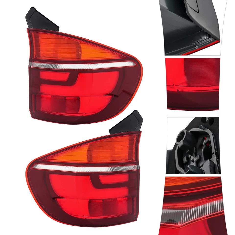 Right+Left Driver Side LED Tail Light Taillamps for 2011-2013 BMW X5 E70 USA Foto 4 de 4
