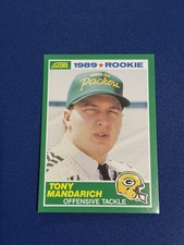 1989 Score Tony Mandarich Rookie Card #269. rookie card picture
