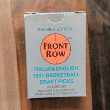 Front Row 1991 Italian/English Basketball Draft Picks 100 Card Set Larry Johnson
