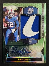 2024 Certified Ray Davis Freshman Fabric Green Rookie RPA 3 Nike Swoosh SSP