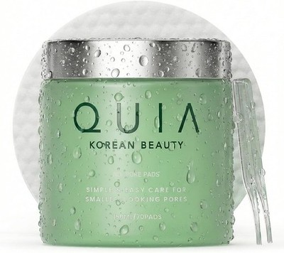 AHA BHA Peeling und feuchtigkeitsspendende Toner Pads für fettige Haut, Porenverfeinerung