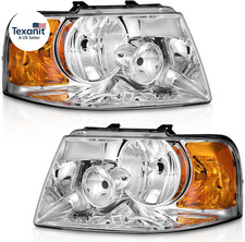 Headlights Assembly Compatible with 2003-2006 Ford Expedition, Replacement for 0
