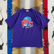 Vintage 90s Planet Hollywood Reno T-Shirt Size XL Made In USA Purple