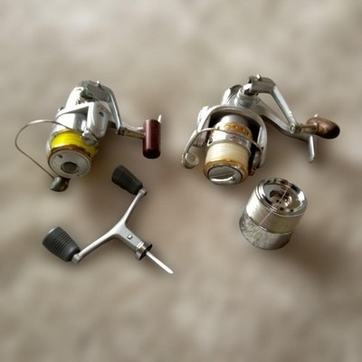 Shimano NAVI XT-R 2000 TWIN STAR 2000 Spool with Line Used