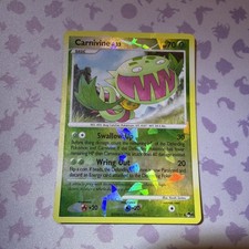 Carnivine 7/17 POP Series Promos 8 Reverse Holo Cracked Ice Pokémon card MP