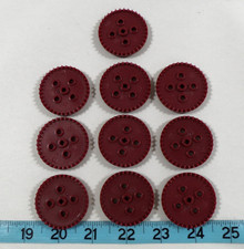 Lot of 10 Vex IQ 36-Tooth Crown Gear Add-On Pieces Extras Robotics Educational