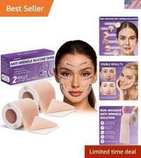 Anti Wrinkle Face Tape, Medical Grade Silicone Scar Tape for Wrinkles  Scars...